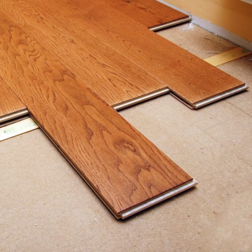 Installing hardwood floor and tools littleton co